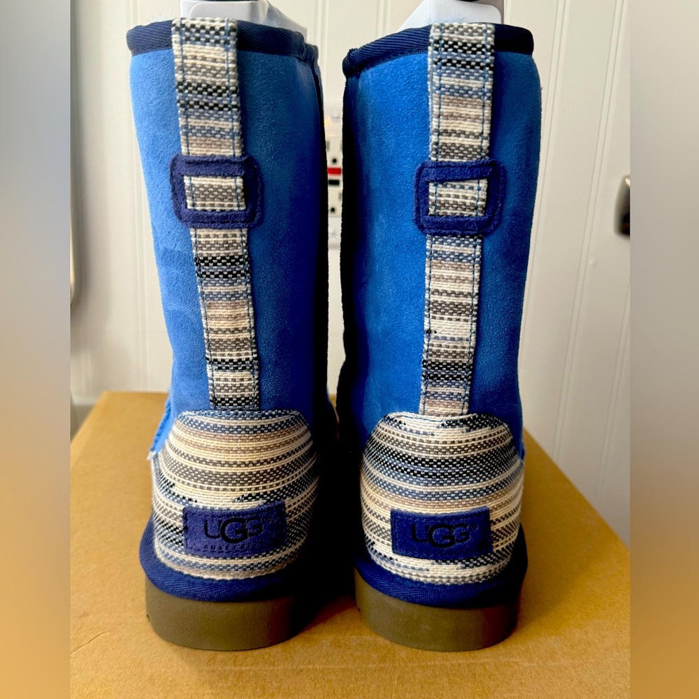 Ugg Boots- Blue Skyline Serape Size 9 Brand New